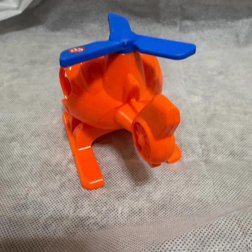 Fisher price Orange Helicopter Toy with Smiling‎ Face toddler toys